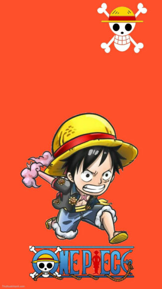 Hình ảnh Luffy chibi cho điện thoại