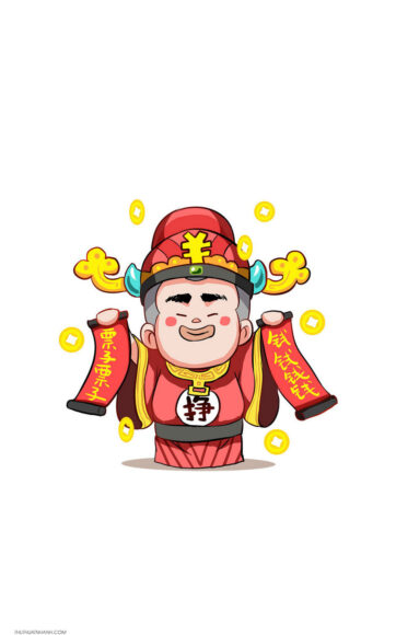 Hình nền thần tài cho điện thoại