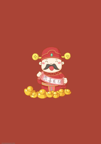 Hình nền thần tài may mắn