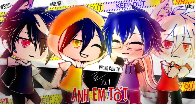 ảnh anh em tốt chibi hero team