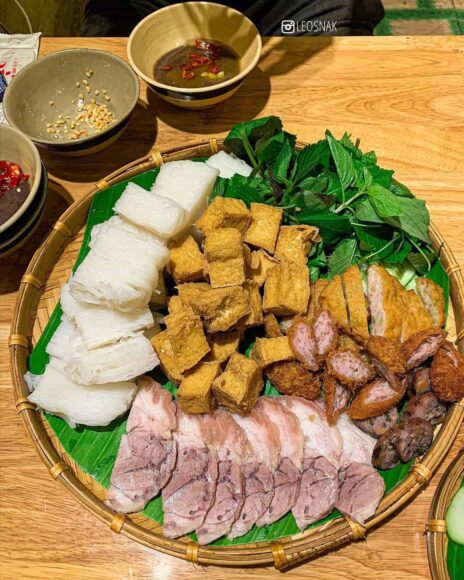 ảnh bún đậu mắm tôm đẹp hấp dẫn