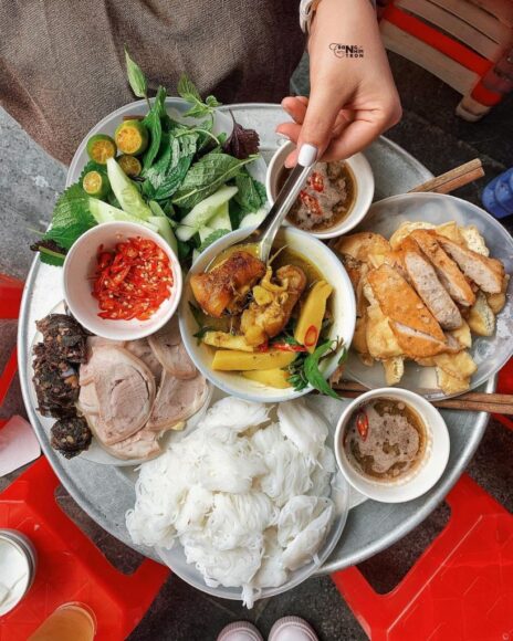 hình bún đậu mắm tôm Hà Nội