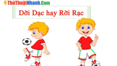 Dời Dạc hay Rời Rạc