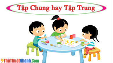 Tập Chung hay Tập Trung