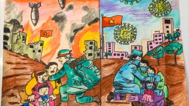 Vẽ tranh em yêu tổ quốc