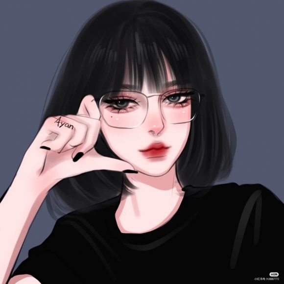 Ảnh Avatar ngầu nữ đeo kính