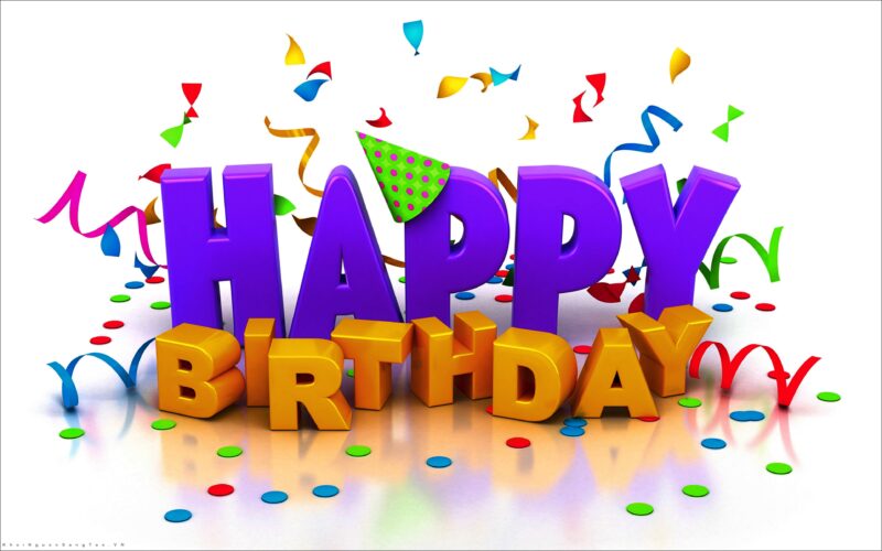 Ảnh Happy Birthday màu sắc