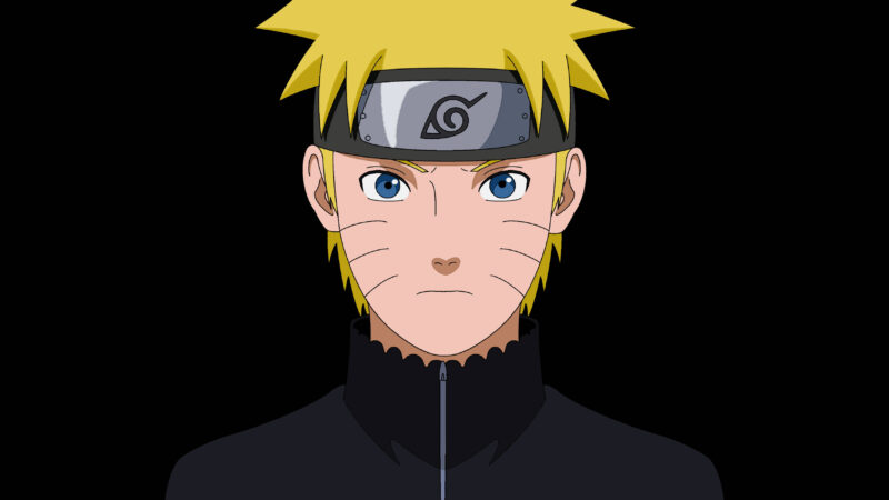 ảnh nền Naruto 4K nền đen