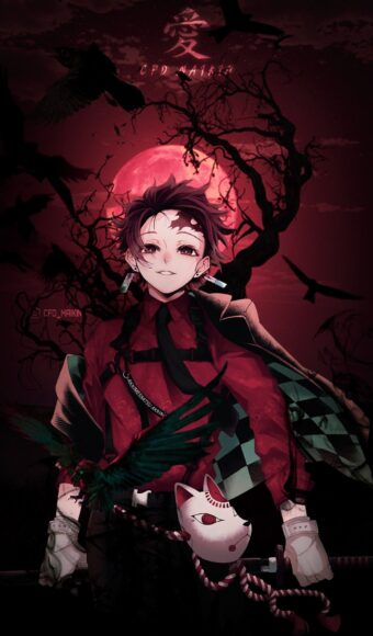 ảnh tanjiro đẹp ma mị ngây ngất