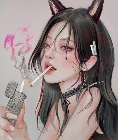 Avatar ngầu chất chơi cho con gái