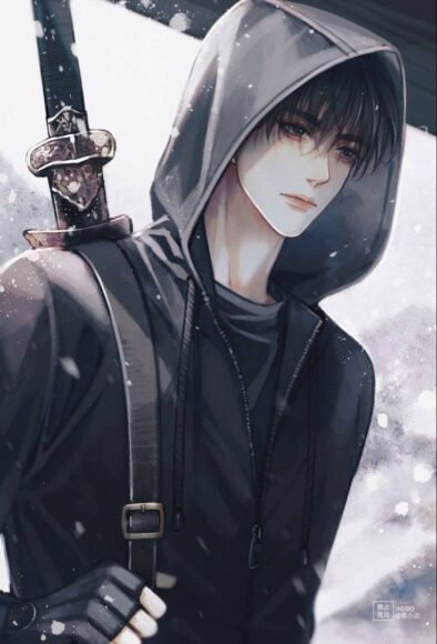 Avatar ngầu chất nam vác kiếm