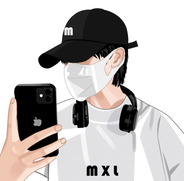 Avatar ngầu che mặt cho nam