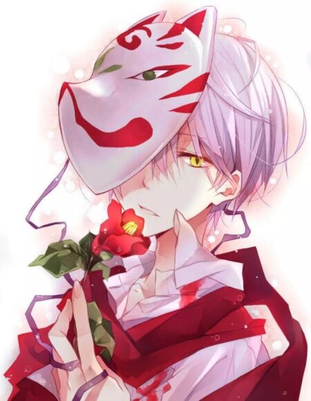 Avatar ngầu nam đẹp lạnh lùng đeo mặt lạ