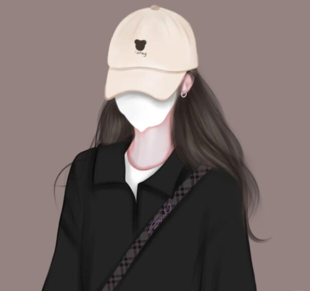 Avatar ngầu nữ che mặt