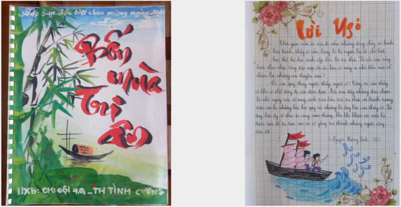 cách làm tập san 20 11 ảnh bìa và lời ngỏ