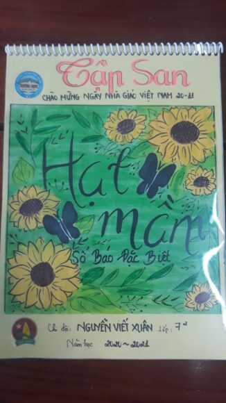 cách làm tập san 20 11 chủ đề hạt mầm