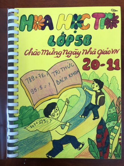 cách làm tập san 20 11 chủ đề hoa học trò