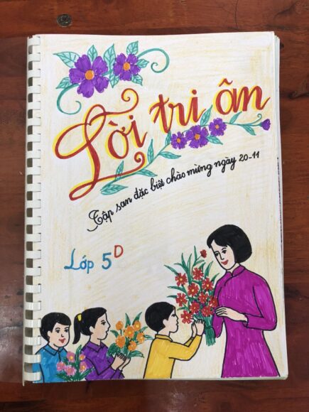 cách làm tập san 20 11 lời tri ân của học sinh lớ 5