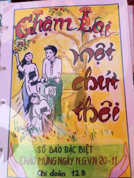 cách làm tập san 20 11 với tên gọi chậm lại một chút thôi