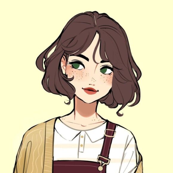 Cách vẽ cô gái mái tóc ngắn