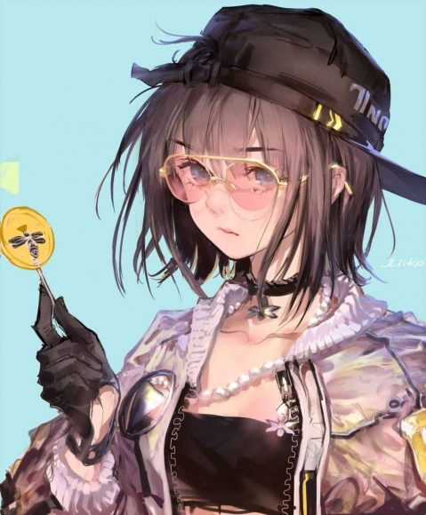 Hình Avatar ngầu nữ đeo kính lạnh lùng