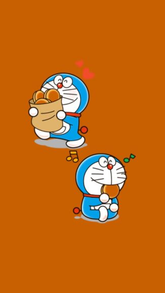 Hình nền Doremon và bánh rán