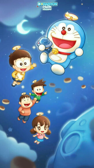 Hình nền Doremon và những người bạn 3D