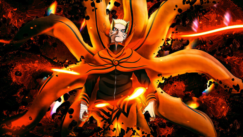 Hình nền Naruto 4K CỬU VĨ cho máy tính