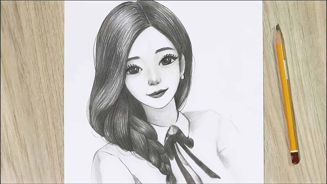 Hình vẽ anime hoạt hình đẹp nhất dễ thương boy girl  VFOVN