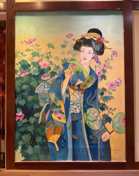 tranh Nhật Bản cô gái đẹp