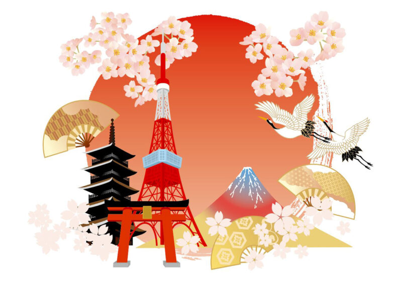 Tranh Nhật Bản dán tường