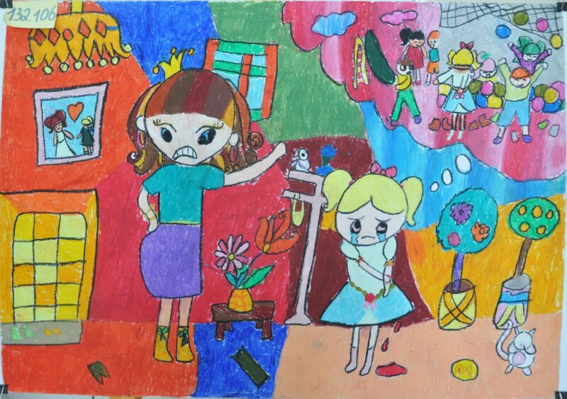 vẽ tranh phòng chống xâm hại trẻ em cực ý nghĩa