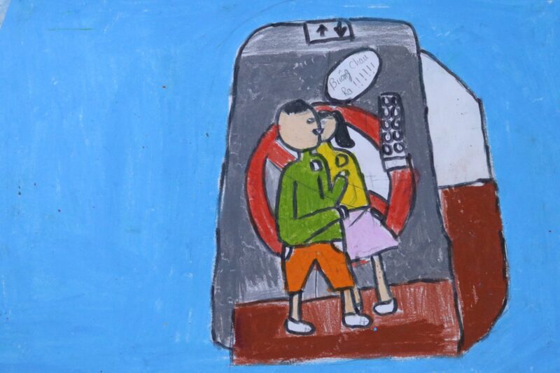 vẽ tranh phòng chống xâm hại trẻ em dễ hiểu