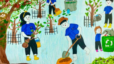 Vẽ tranh ý tưởng trẻ thơ