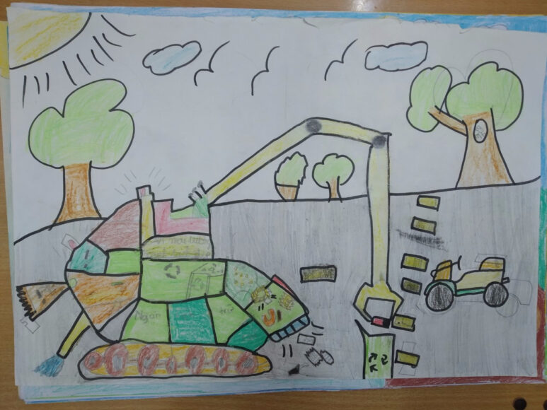 Vẽ tranh ý tưởng trẻ thơ ấn tượng