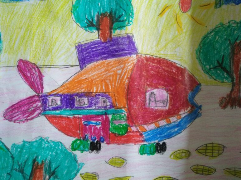 Vẽ tranh ý tưởng trẻ thơ phát minh