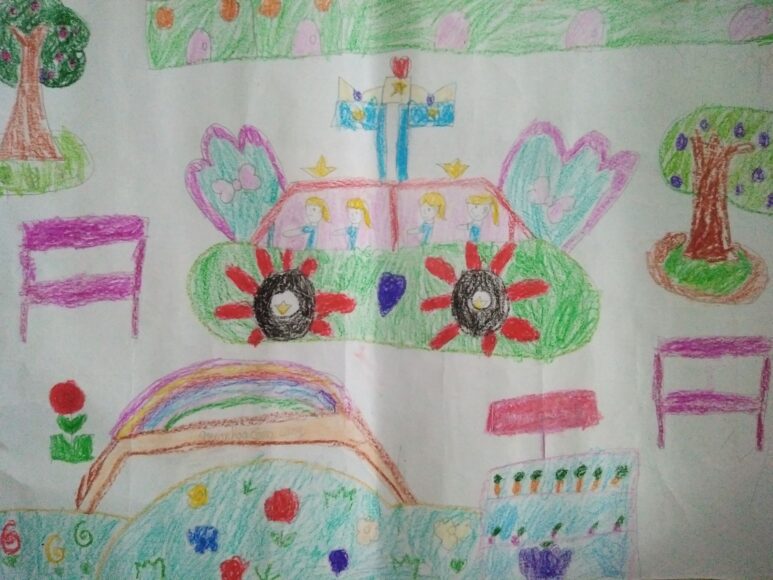 Vẽ tranh ý tưởng trẻ thơ sáng tạo