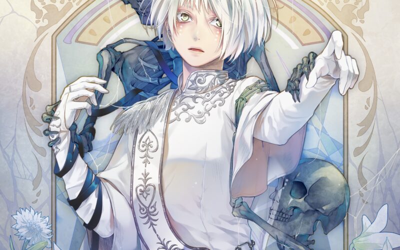 ảnh Anime nam tóc trắng ấn tượng