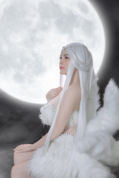 Ảnh hồ ly chụp ảnh cổ trang