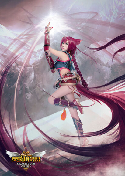 Ảnh hồ ly trong game đang múa