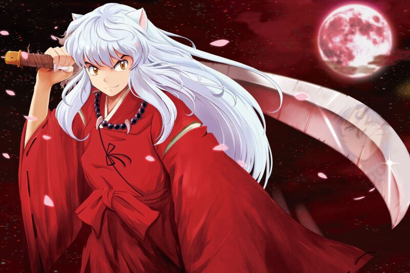 ảnh Inuyasha cầm đao