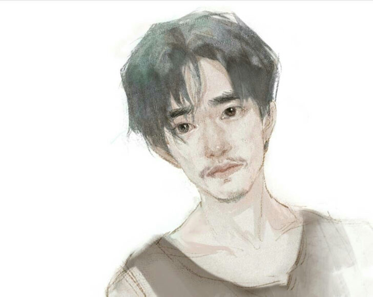 ảnh lão Hạc tranh vẽ