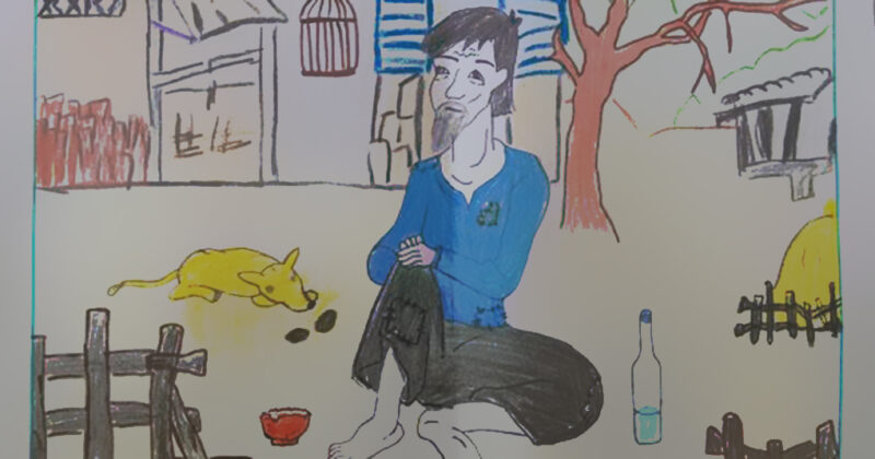 ảnh lão Hạc vẽ