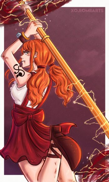 ảnh nami chiến đấu đẹp mãn nhãn