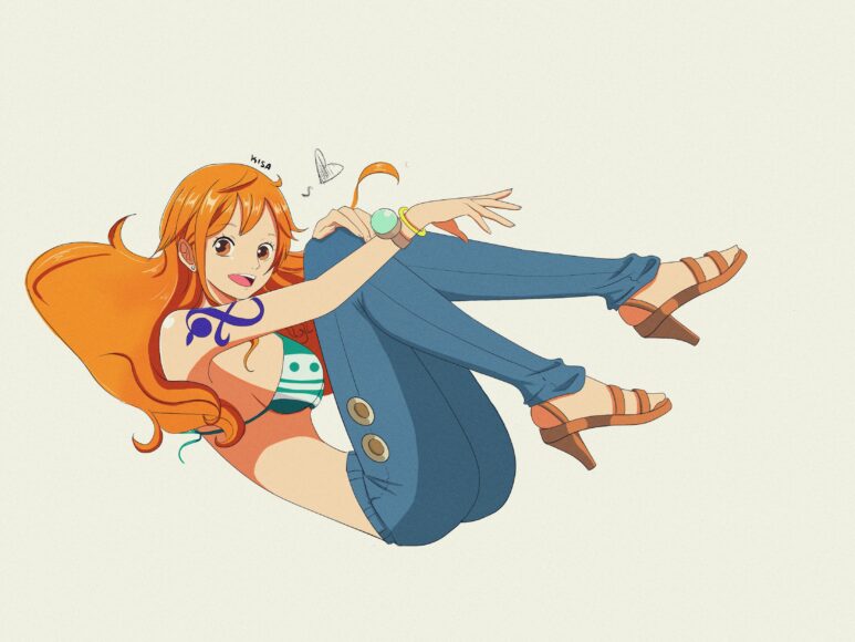 ảnh nami ngã đáng yêu nhất