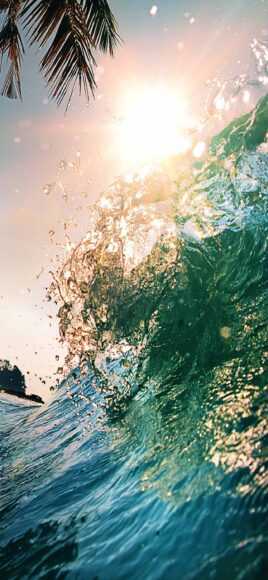 ảnh nền iphone 14 sóng biển