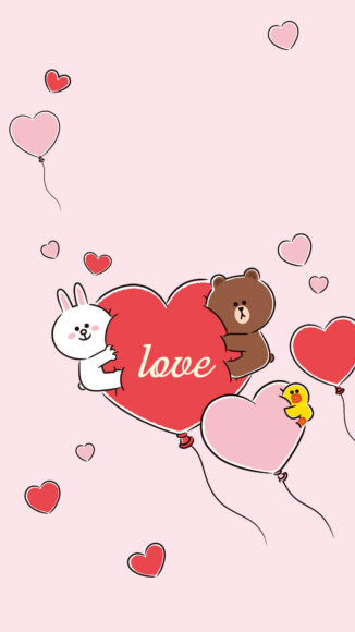 ảnh nền love chú gấu