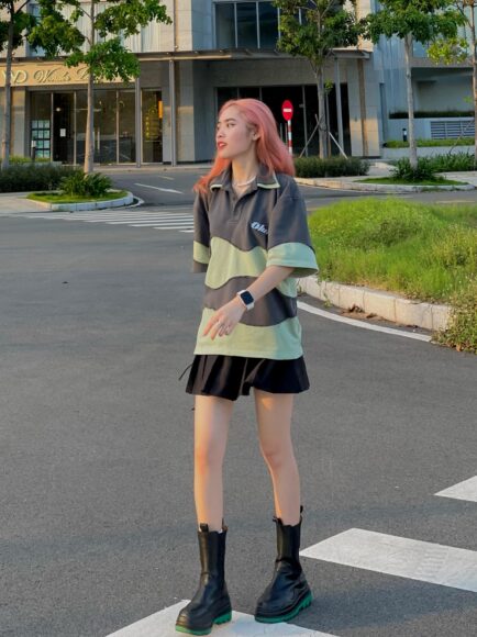 ảnh Ngọc Matcha dạo phố