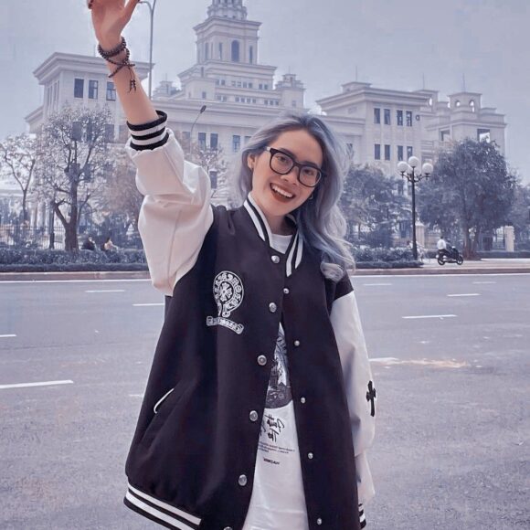 ảnh Ngọc Matcha tóc xám