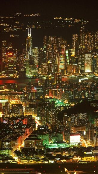 Ảnh thành phố Hồ Chí Minh lên đèn rực sáng buổi đêm